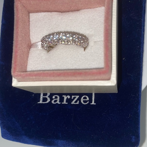 Barzel Cubic Zirconia Wedding band size 7 - Picture 5 of 5